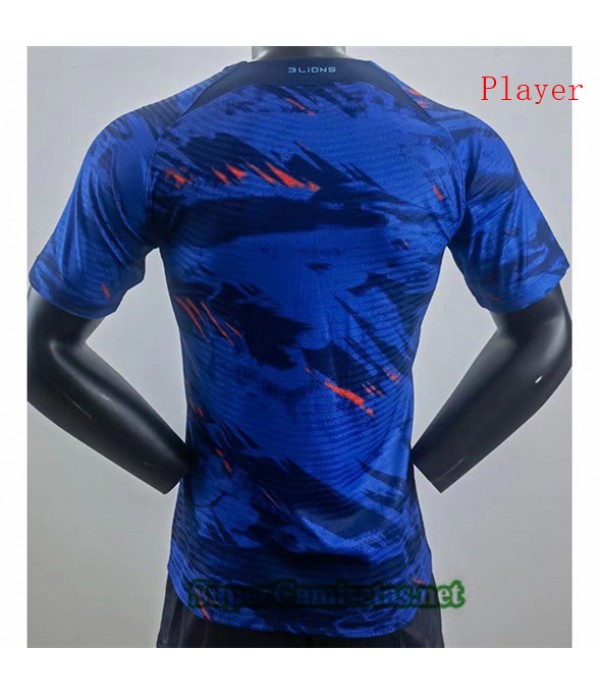 Tailandia Equipacion Camiseta Player Inglaterra Azul 2022 2023