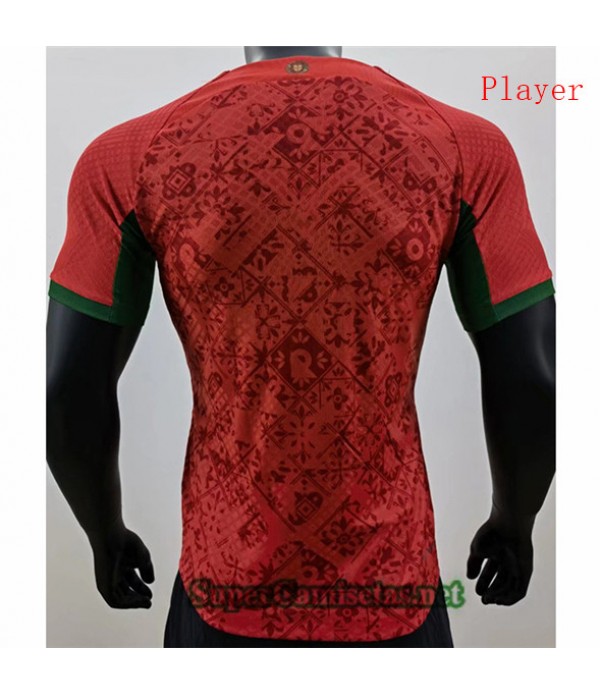 Tailandia Equipacion Camiseta Player Portugal Traning Rojo 2022 2023