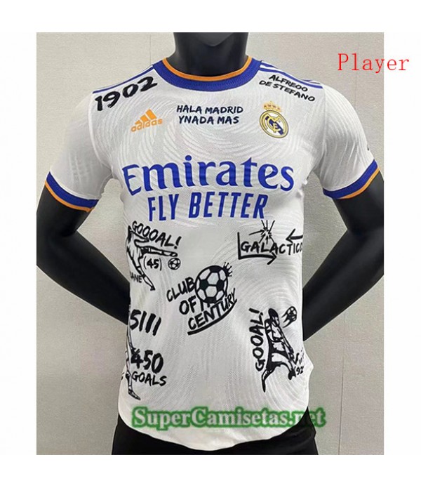 Tailandia Equipacion Camiseta Player Real Madrid 2...