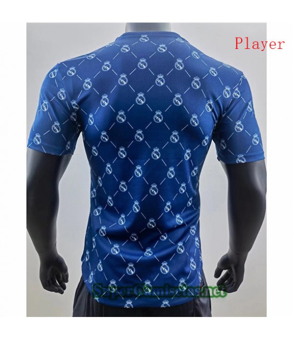 Tailandia Equipacion Camiseta Player Real Madrid Especial Azul 2022 2023