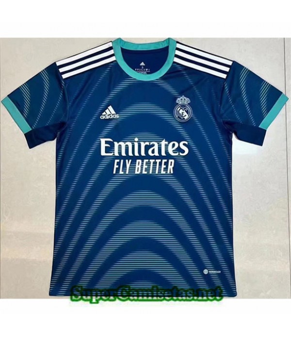 Tailandia Equipacion Camiseta Real Madrid Azul 202...