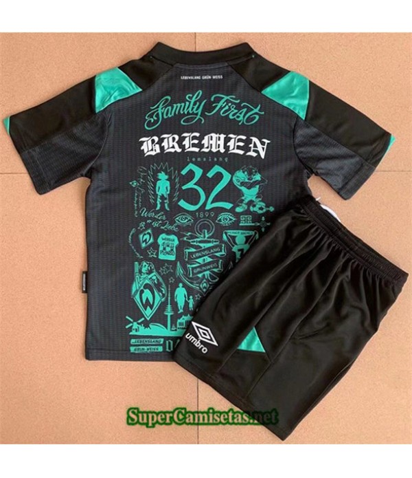 Tailandia Equipacion Camiseta Werder Brême Niño Edición Especial 2022 2023