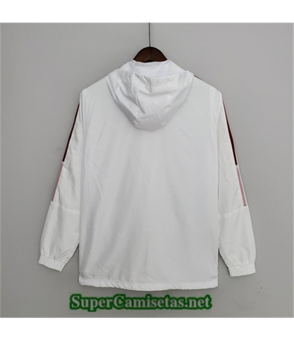 Tailandia Manchester United Chaqueta Rompevientos Blanco 2022 2023