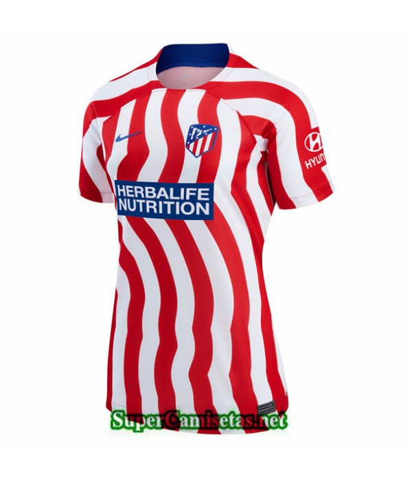 Tailandia Primera Equipacion Camiseta Atletico Madrid Mujeres 2022 2023