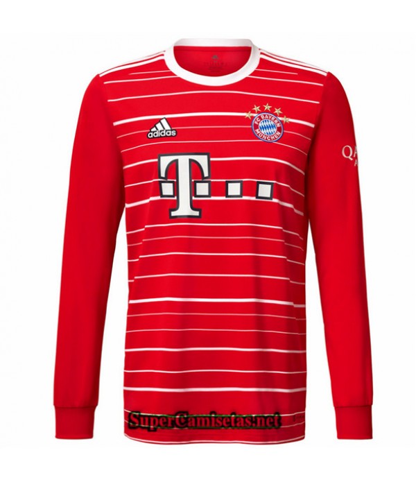 Tailandia Primera Equipacion Camiseta Bayern Munich Manga Larga 2022 2023