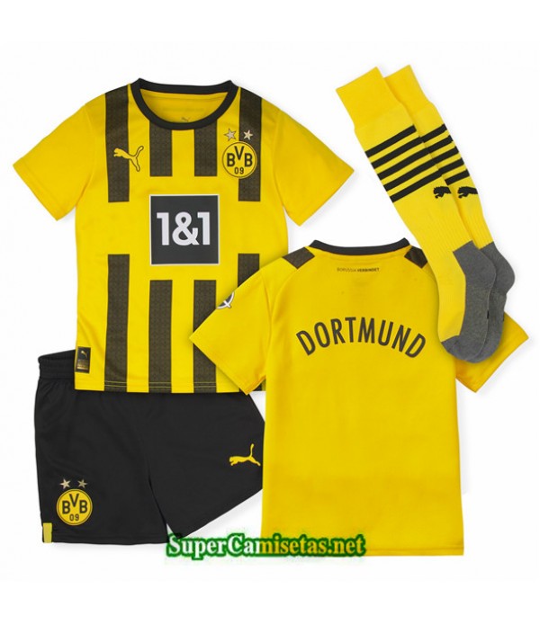 Tailandia Primera Equipacion Camiseta Borussia Dortmund Niño 2022 2023
