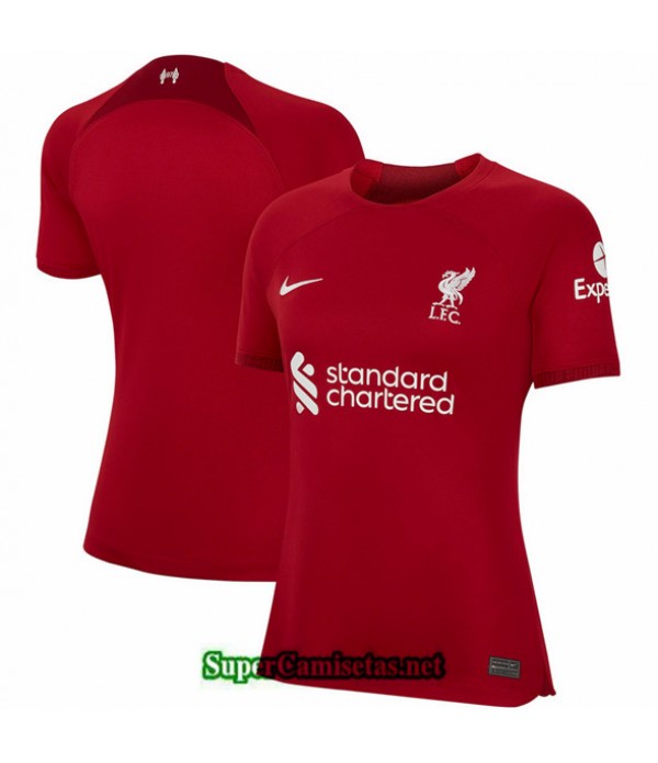 Tailandia Primera Equipacion Camiseta Liverpool Mujeres 2022 2023
