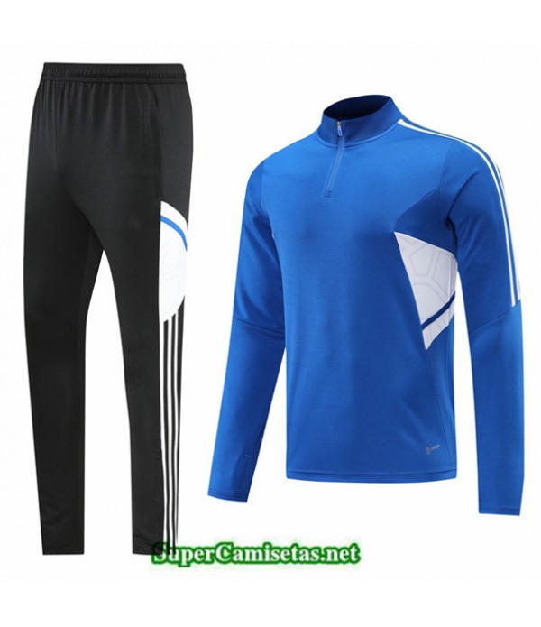 Tailandia Camiseta Chandal Sin Logo De Marca Azul 2022 2023