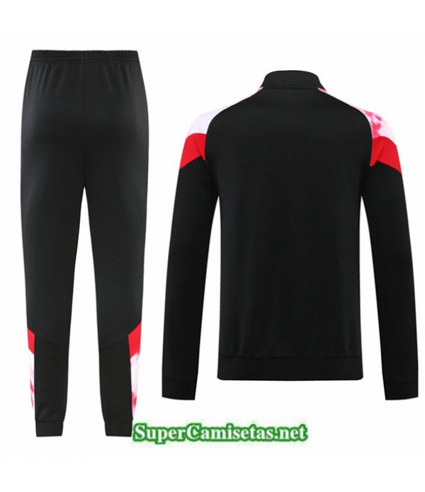 Tailandia Camiseta Chaqueta Chandal Ac Milan Negro 2022 2023