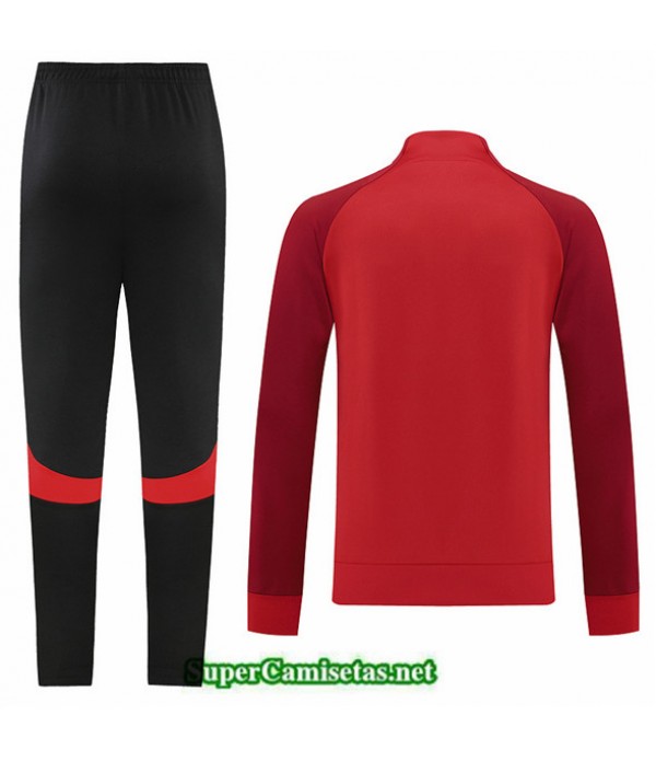 Tailandia Camiseta Chaqueta Chandal Sin Logo De Marca Rojo 2022 2023