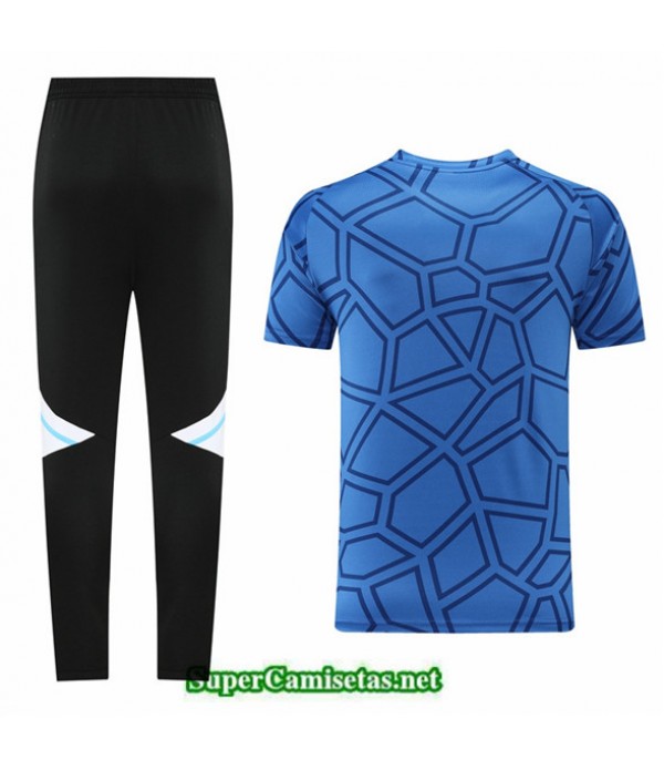 Tailandia Camiseta Kit De Entrenamiento Adidas Azul 2022 2023