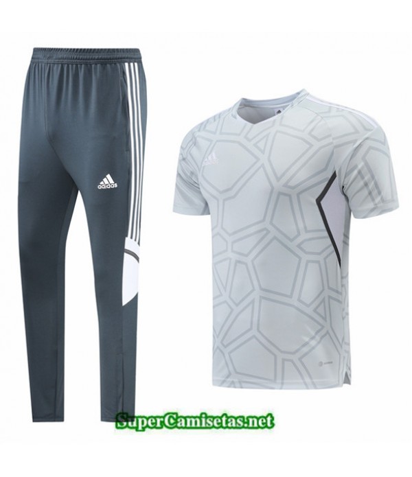 Tailandia Camiseta Kit De Entrenamiento Adidas Azul 2022 2023