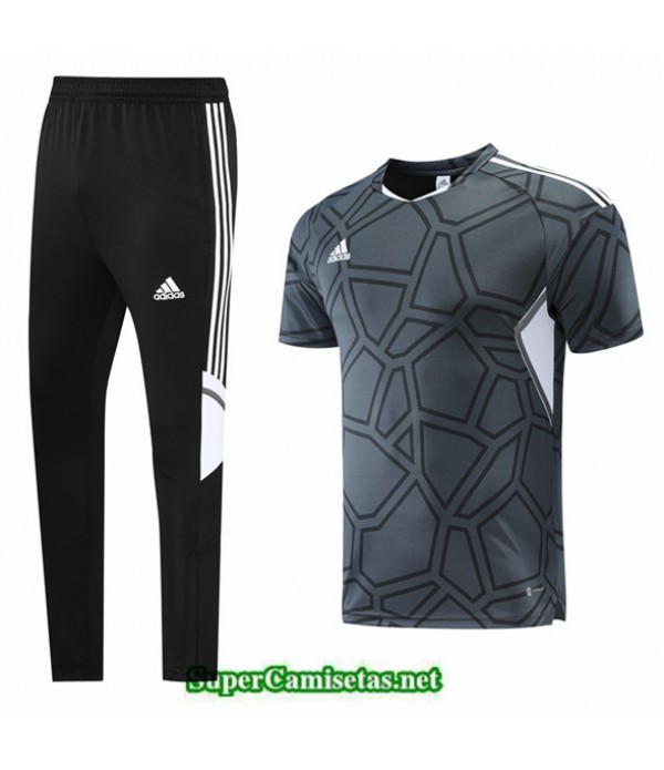 Tailandia Camiseta Kit De Entrenamiento Adidas Gris 2022 2023