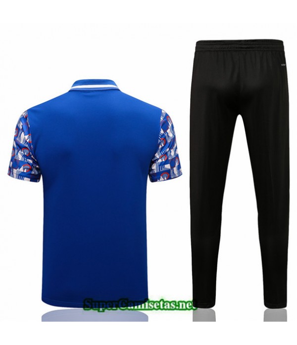 Tailandia Camiseta Kit De Entrenamiento Arsenal Polo Azul 2022 2023