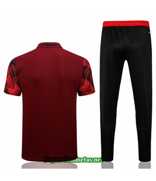 Tailandia Camiseta Kit De Entrenamiento Bayern Munich Polo Rojo 2022 2023