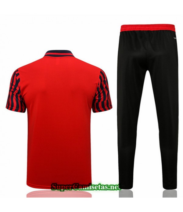 Tailandia Camiseta Kit De Entrenamiento Bayern Munich Polo Rojo 2022 2023