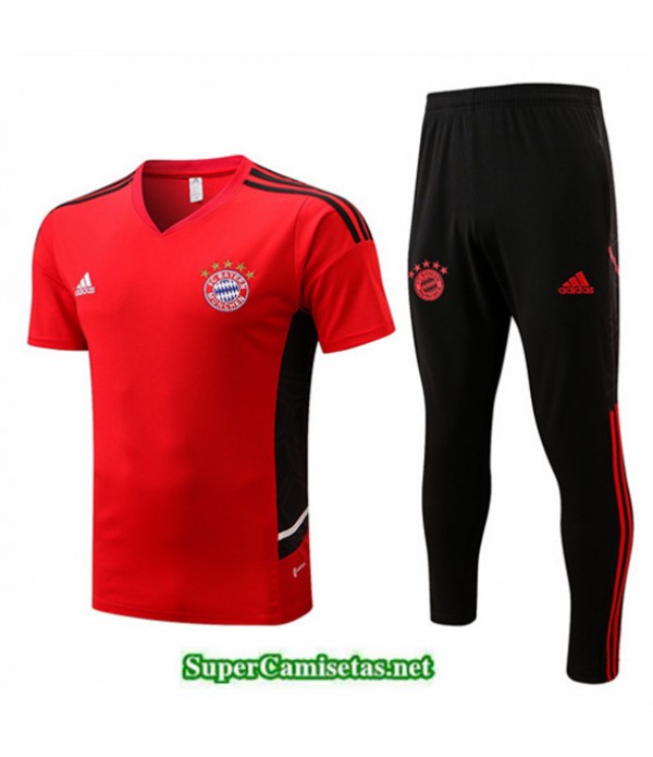 Tailandia Camiseta Kit De Entrenamiento Bayern Munich Rojo 2022 2023