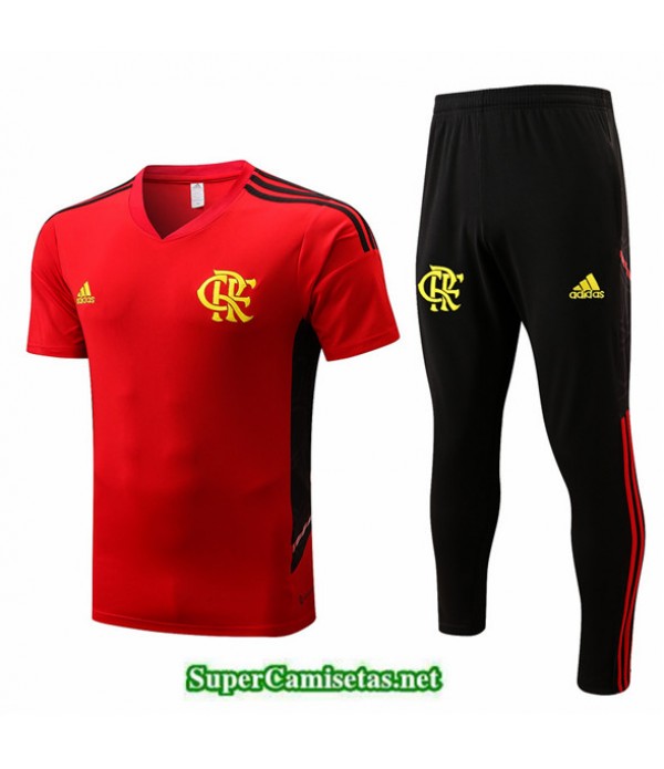 Tailandia Camiseta Kit De Entrenamiento Flamengo Rojo 2022 2023