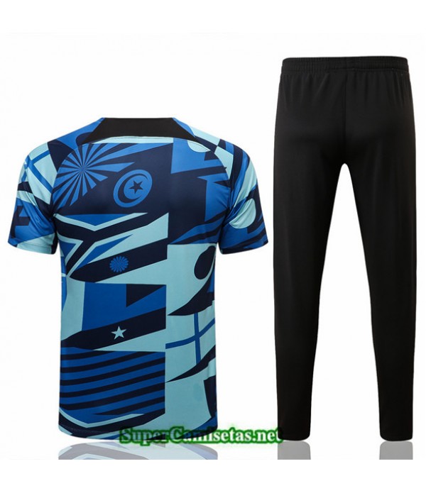 Tailandia Camiseta Kit De Entrenamiento Inter Milan Azul 2022 2023