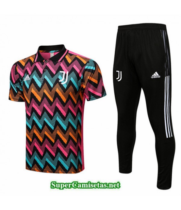 Tailandia Camiseta Kit De Entrenamiento Juventus Polo Rose 2022 2023