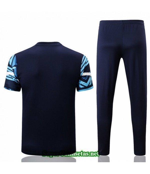 Tailandia Camiseta Kit De Entrenamiento Marsella Azul 2022 2023