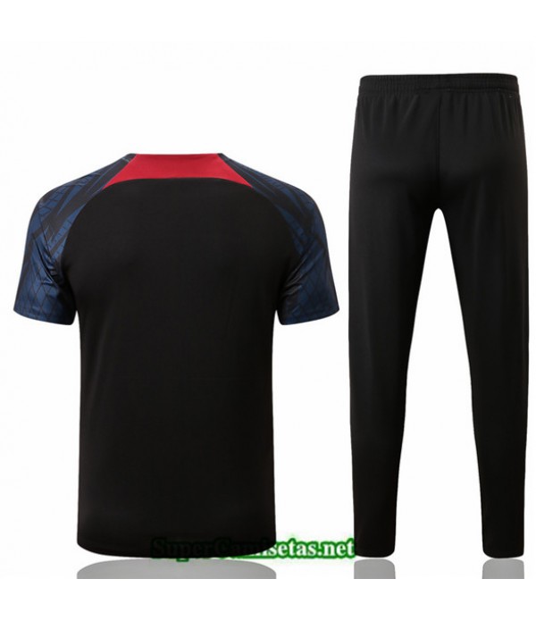 Tailandia Camiseta Kit De Entrenamiento Portugal Negro 2022 2023