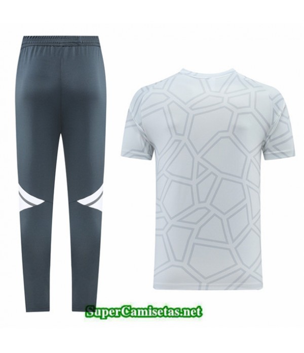 Tailandia Camiseta Kit De Entrenamiento Sin Logo De Marca Azul 2022 2023