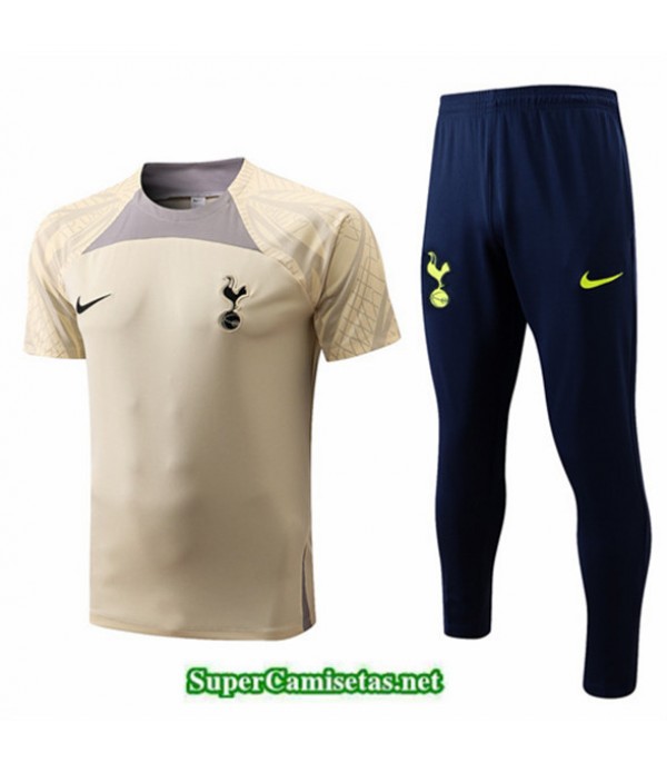Tailandia Camiseta Kit De Entrenamiento Tottenham Jaune 2022 2023