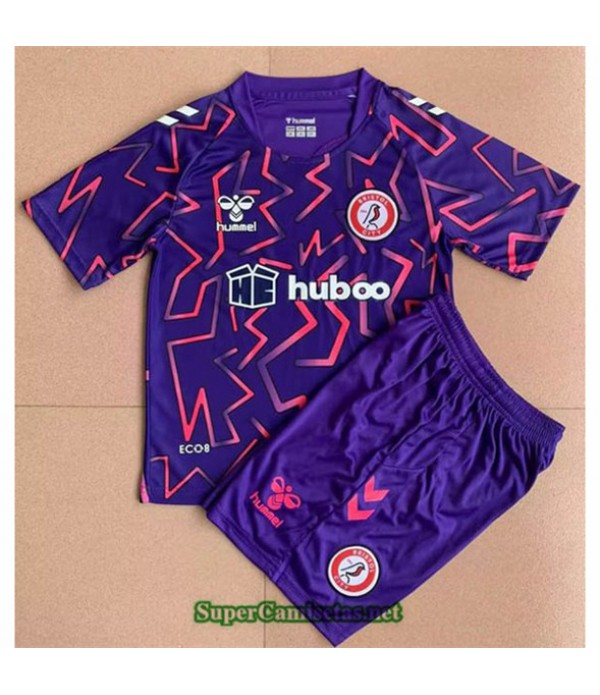 Tailandia Equipacion Camiseta Bristol City Enfant Violeta 2022 2023