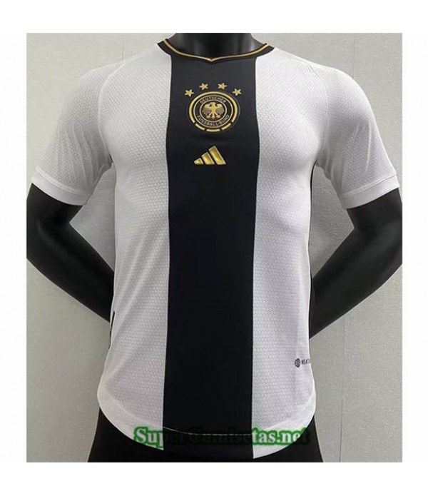 Tailandia Equipacion Camiseta Player Alemania Negro/blanco 2022 2023
