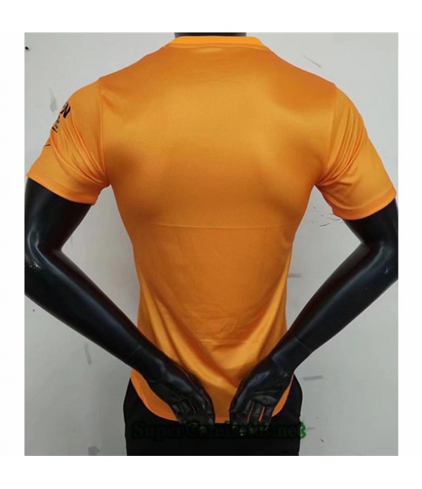 Tailandia Equipacion Camiseta Player Manchester City Portero Naranja 2022 2023