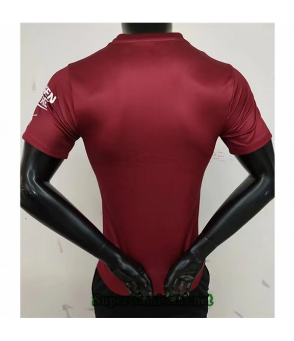 Tailandia Equipacion Camiseta Player Manchester City Portero Rojo 2022 2023