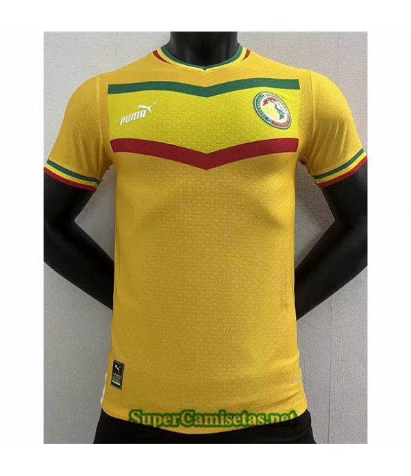 Tailandia Equipacion Camiseta Player Senegal Amarillo 2022 2023