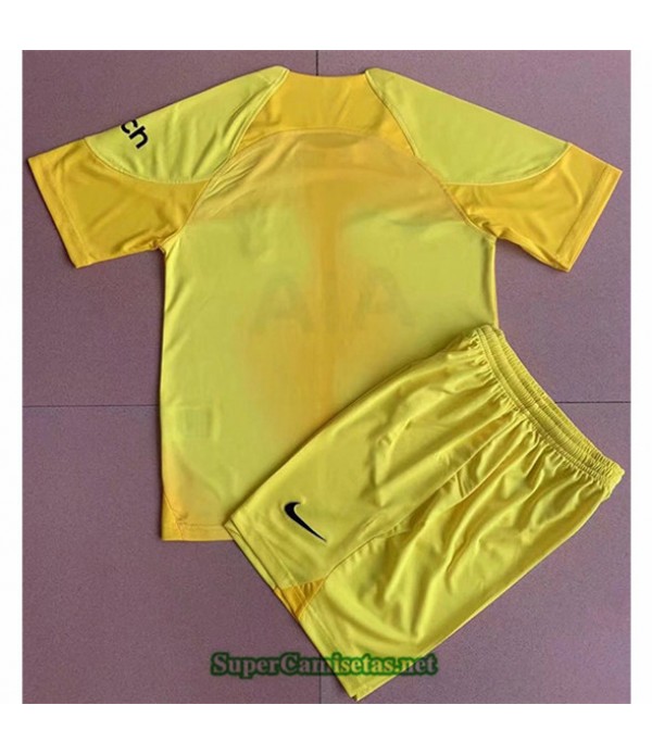Tailandia Equipacion Camiseta Tottenham Enfant Portero Amarillo 2022 2023