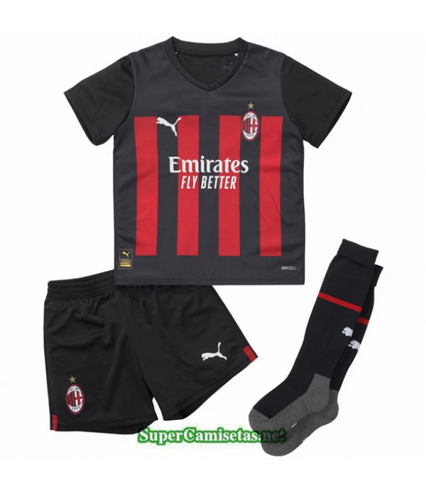 Tailandia Primera Equipacion Camiseta Ac Milan Enfant 2022 2023