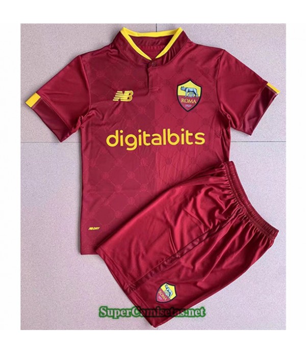Tailandia Primera Equipacion Camiseta As Roma Enfant 2022 2023