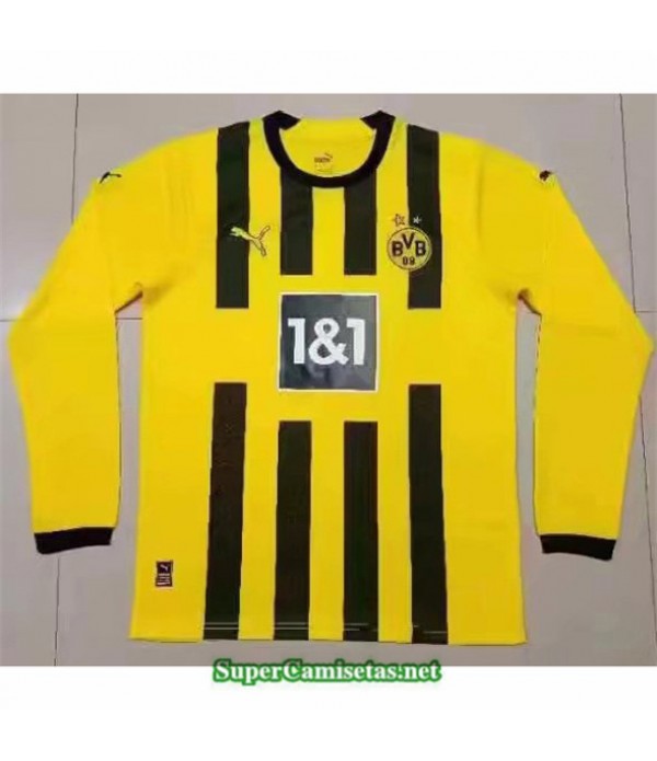 Tailandia Primera Equipacion Camiseta Dortmund Manga Larga 2022 2023