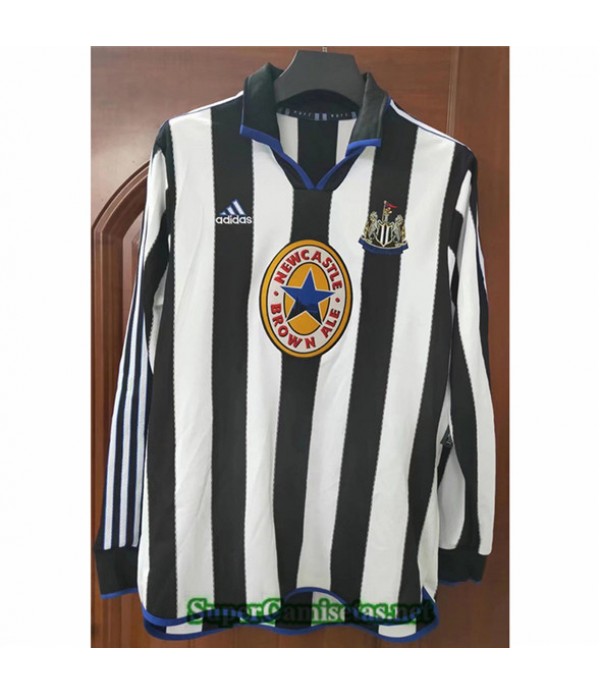 Tailandia Primera Equipacion Camiseta Newcastle United Manga Larga Hombre 1999 2000