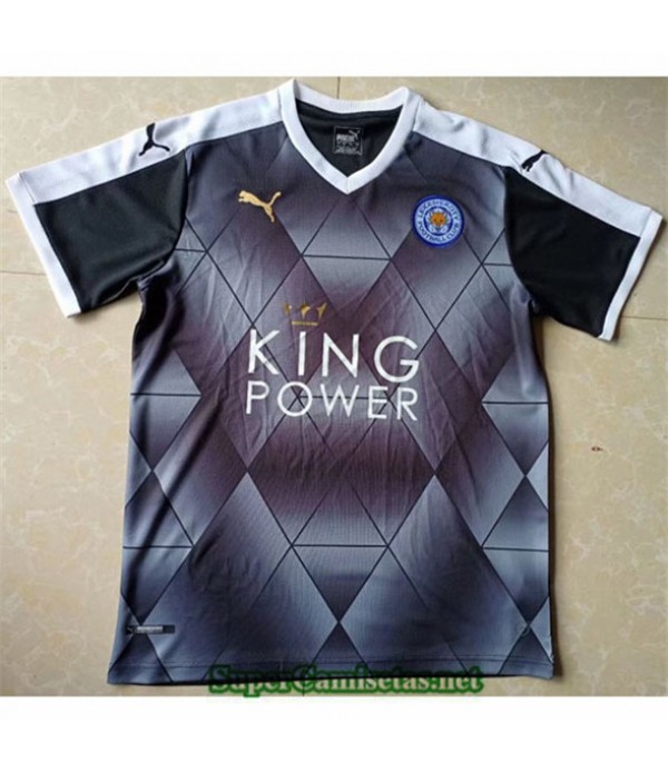 Tailandia Segunda Equipacion Camiseta Leicester City Hombre 2015 16