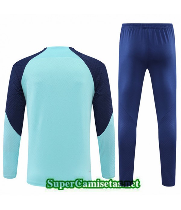 Tailandia Camiseta Chandal Atletico Madrid Player Azul 2022/23