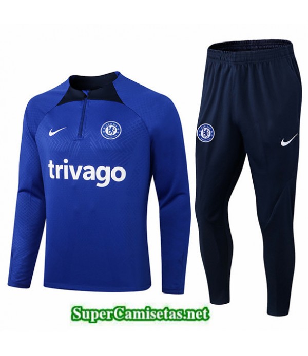 Tailandia Camiseta Chandal Chelsea Azul/azul Profundo 2022/23