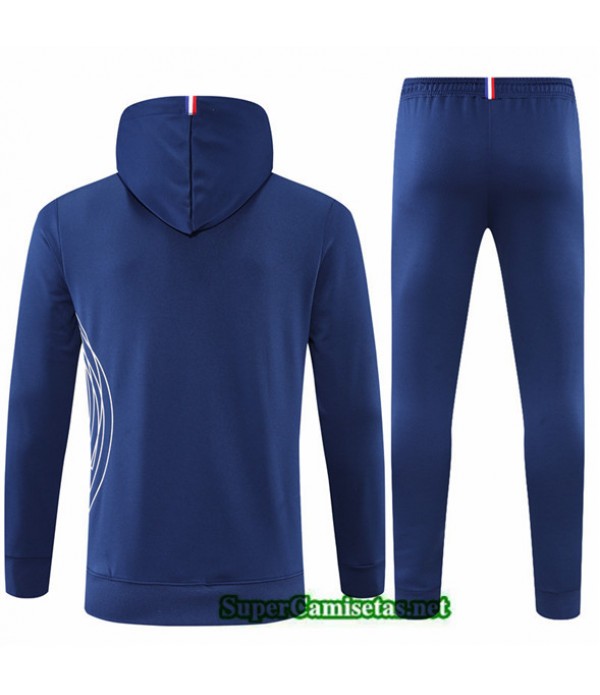 Tailandia Camiseta Chandal Con Capucha Paris Psg Azul Profundo 2022/23