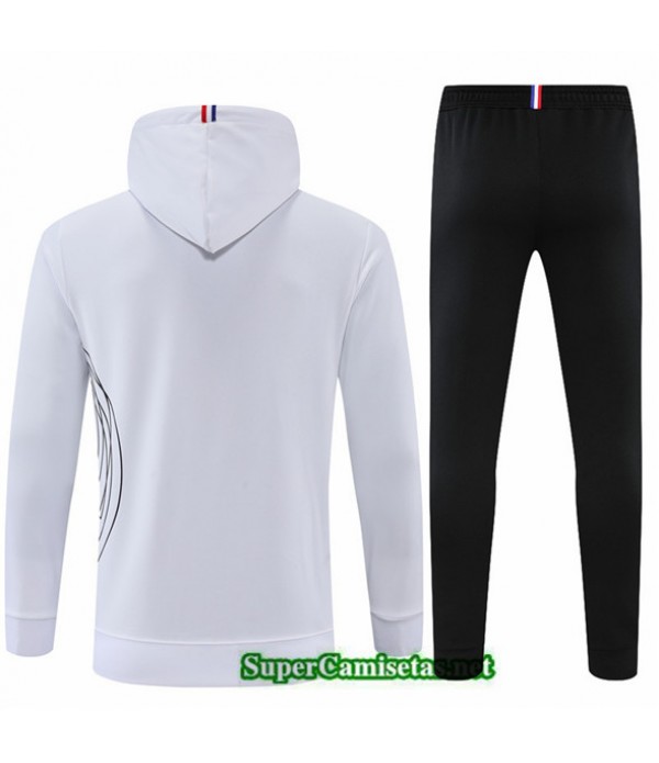 Tailandia Camiseta Chandal Con Capucha Paris Psg Blanco/negro 2022/23