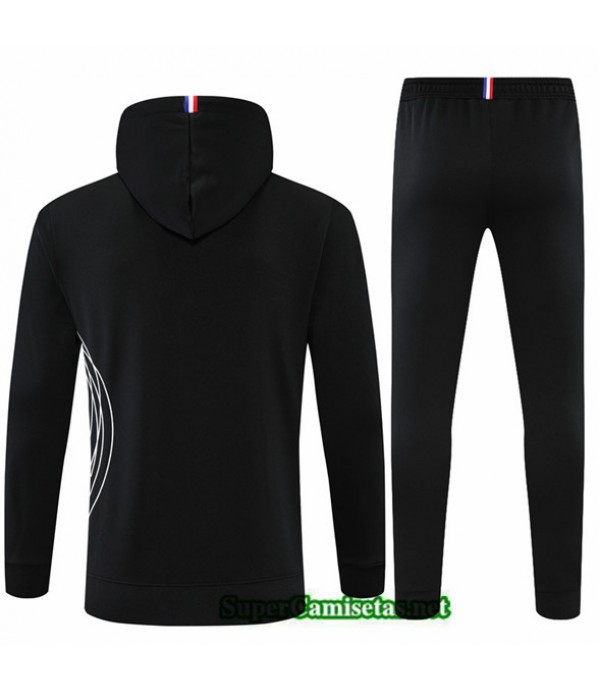 Tailandia Camiseta Chandal Con Capucha Paris Psg Negro 2022/23