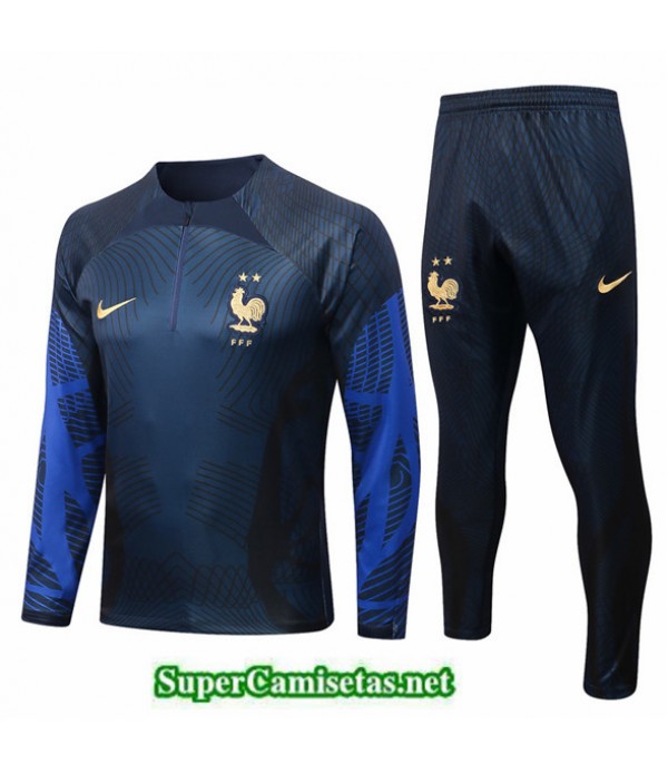Tailandia Camiseta Chandal Francia Azul Profundo 2022/23