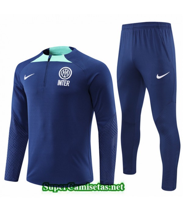 Tailandia Camiseta Chandal Inter Milan Azul Profundo 2022/23