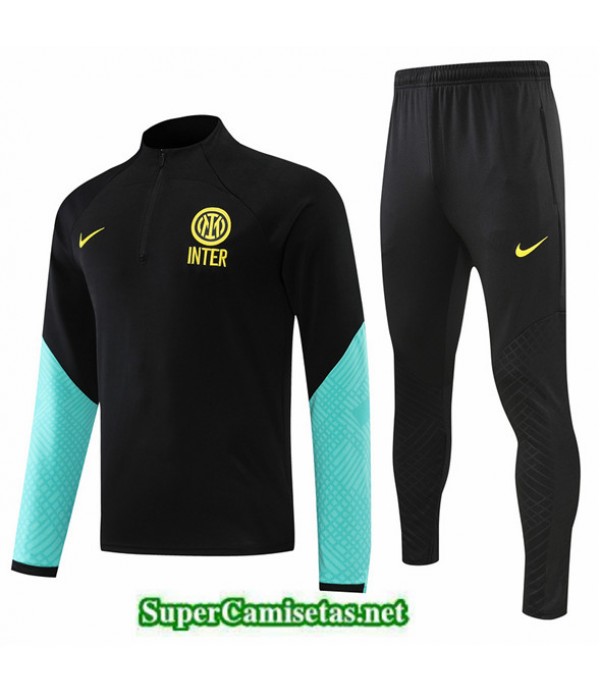 Tailandia Camiseta Chandal Inter Milan Negro/verde 2022/23