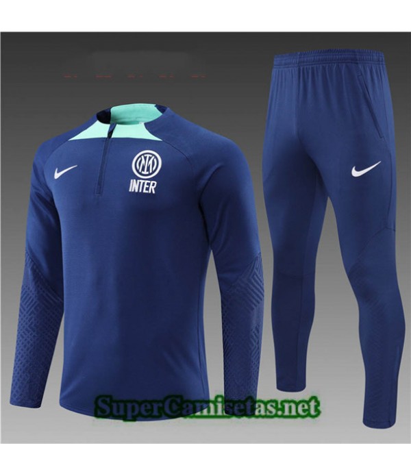 Tailandia Camiseta Chandal Inter Milan Niño Azul Profundo 2022/23
