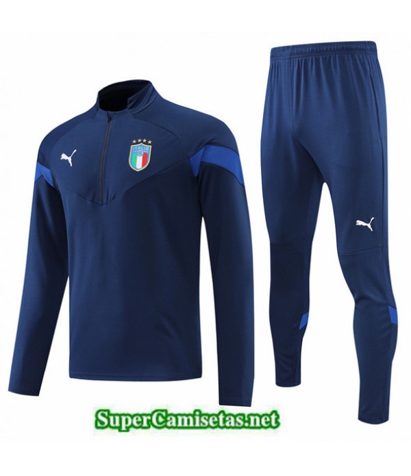 Tailandia Camiseta Chandal Italia Azul Profundo 2022/23