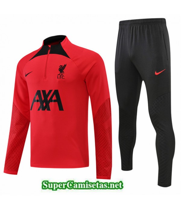 Tailandia Camiseta Chandal Liverpool Rojo/negro 2022/23